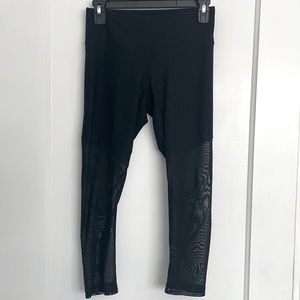 90 Degree Black Crop Leggings